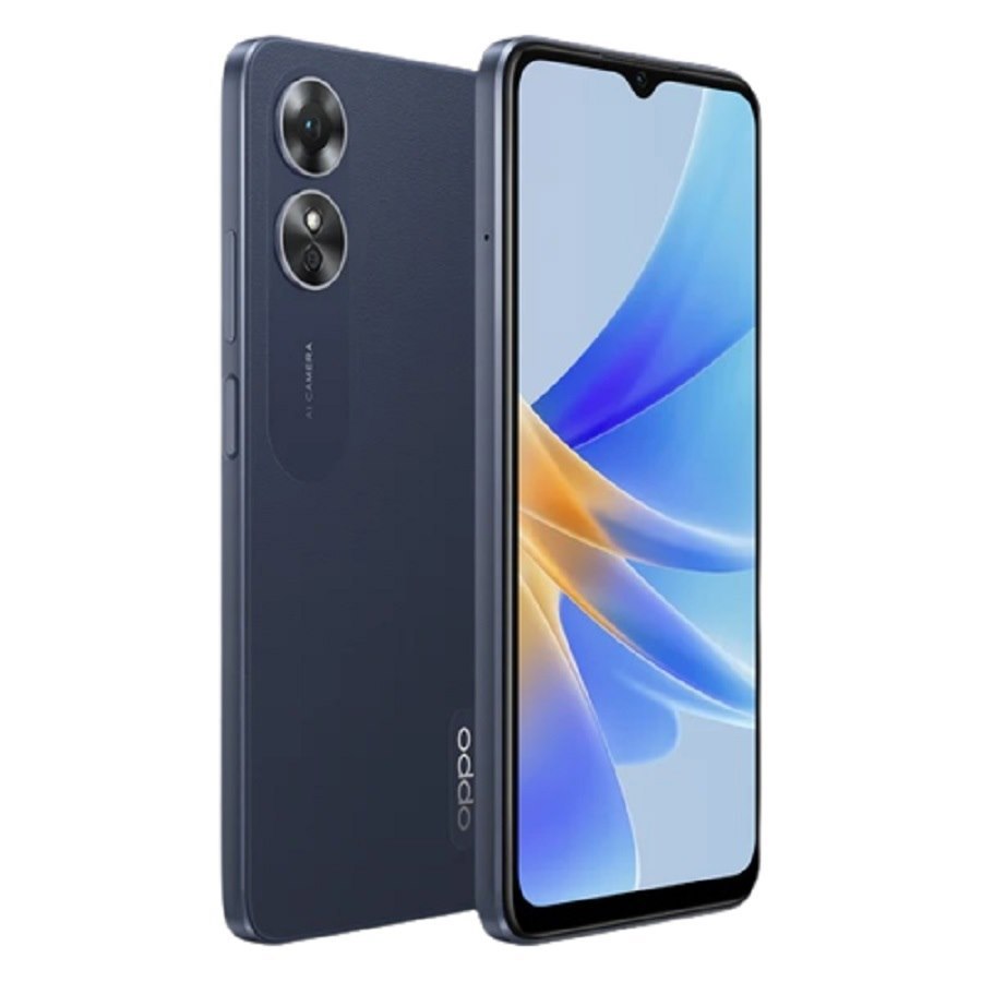 Oppo A17 4G 64GB - Black (Cph2477au Black)*Au Stock*, 6.56', HD+, 60Hz, 4GB/64GB, 50MP/5MP, Ipx4, Dual Sim, 5000mAh,2YR