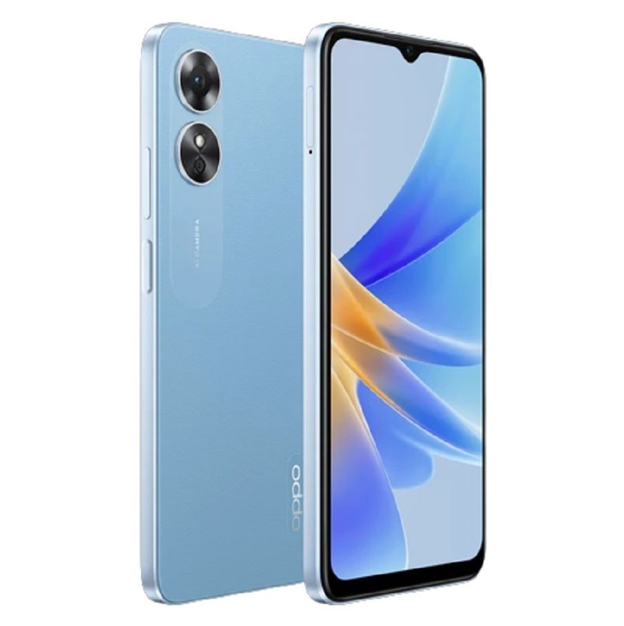 Oppo A17 4G 64GB - Blue (Cph2477au Blue)*Au Stock*, 6.56', HD+, 60Hz, 4GB/64GB, 50MP/5MP, Ipx4, Dual Sim, 5000mAh,2YR