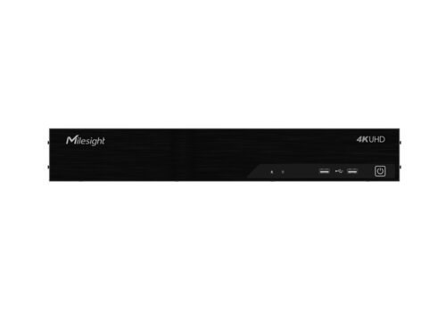 Milesight 32 Channel NVR, 4X HDD Slots (Max 10TB Each), 24X PoE Ports, Hdmi & Vga Local Display