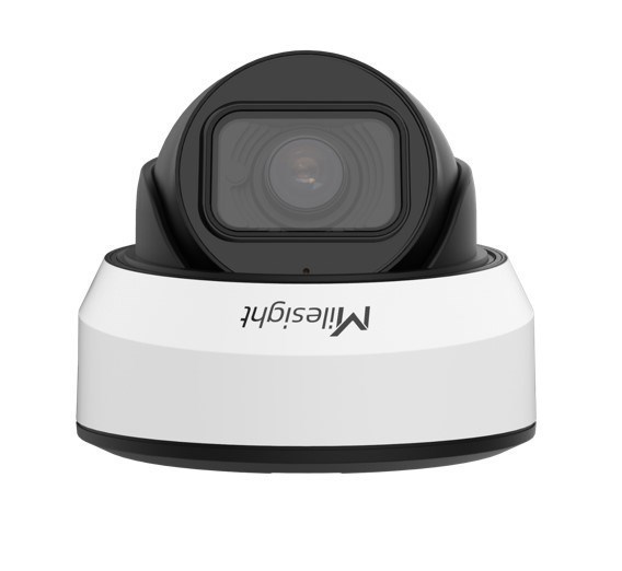 MileSight 2MP Weather-Proof Turret Dome Camera, Motorised Lens, 50M Ir Distance, PoE, Ip67, Ik10