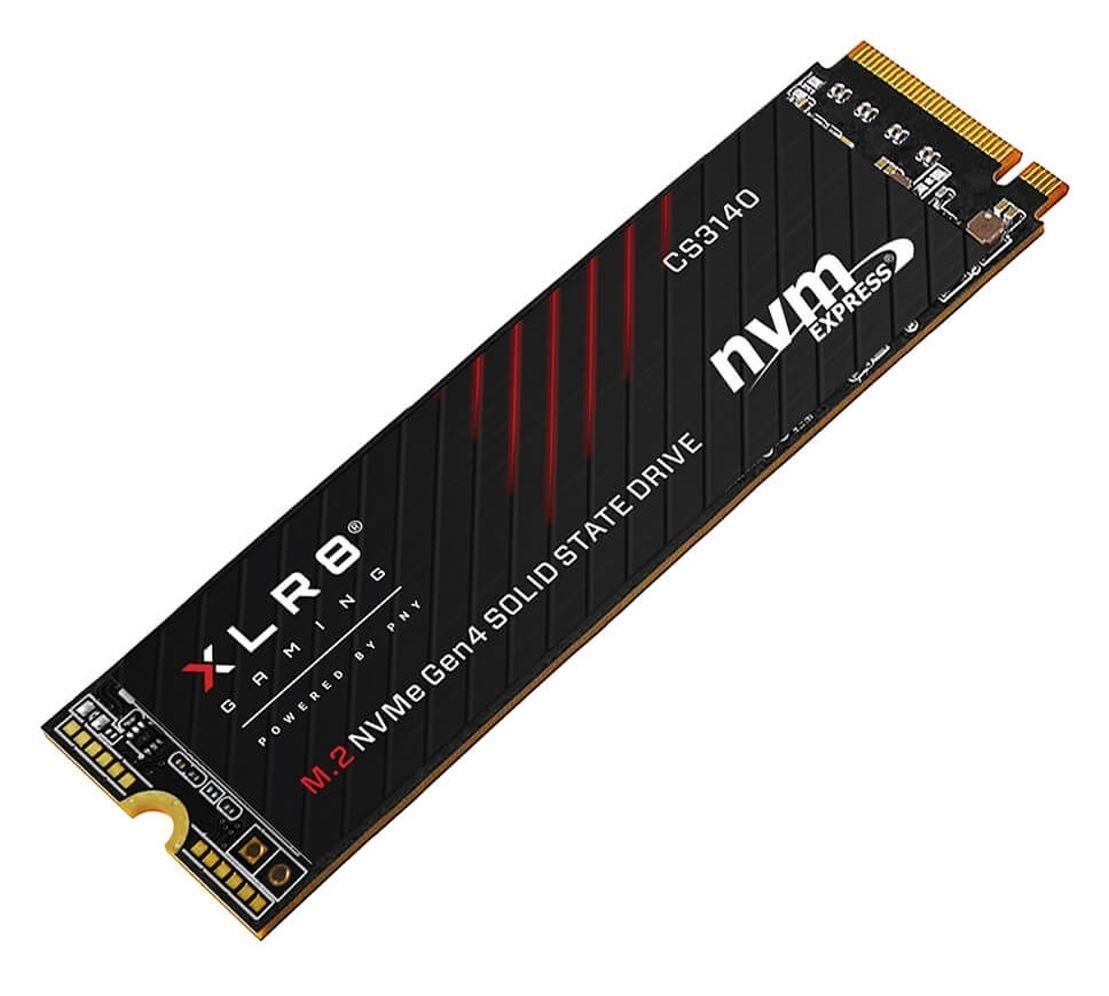 PNY Technologies (LS) PNY CS3140 1TB NVMe Gen4 SSD For PS5 7500MB/s 5650MB/s R/W 700TBW 350K/700K 2M HRS MTBF 5YRS WTY