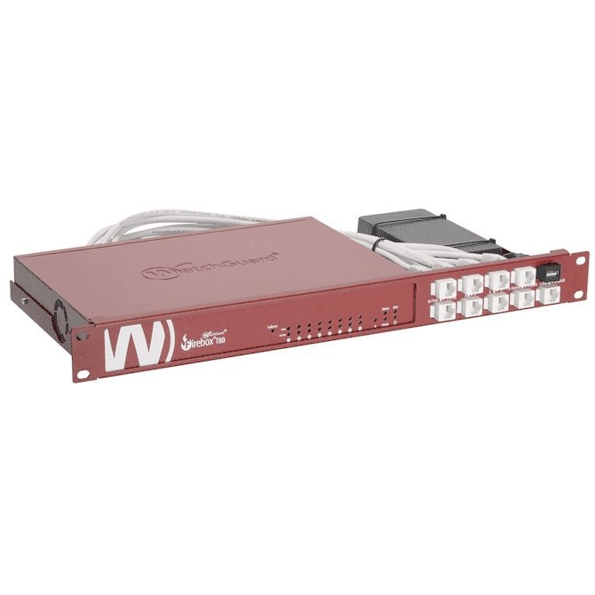 Rackmount.IT Rack Mount Kit For WatchGuard Firebox T80 & T85, Brings Connections To Front For Easy Access