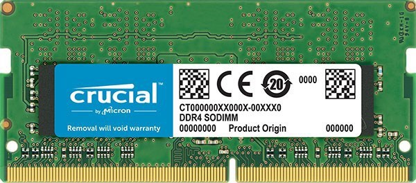 Crucial 4GB (1x4GB) DDR4 Sodimm 2400MHz CL17 Single Stick Notebook Laptop Memory Ram
