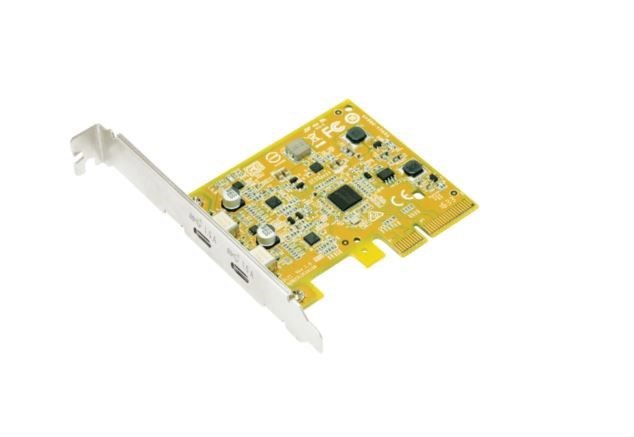 Sunix (LS) Sunix 2 Port Usb3.1 Enhanced superSpeed PCIe 3.0 Dual Lane With Type-C Receptable, eXtensible Host Controller Interface (xHCI) Rev1.1