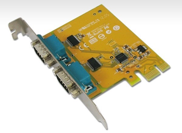 Sunix (LS) Sunix Pcie 2 Port Serial Card Full Height Expansion RS-232 - It Is Compatible With Pci Express X1, X2, X4, X8 And X16 Lane