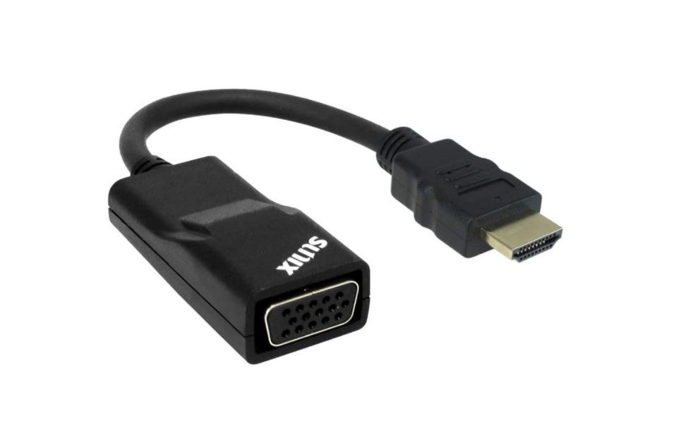 Sunix (LS) Sunix Hdmi To Vga Adapter; Compliant With Hdmi 1.4B; Output Resolution 1920X1200, HDTV Resolution 1080P(LS)