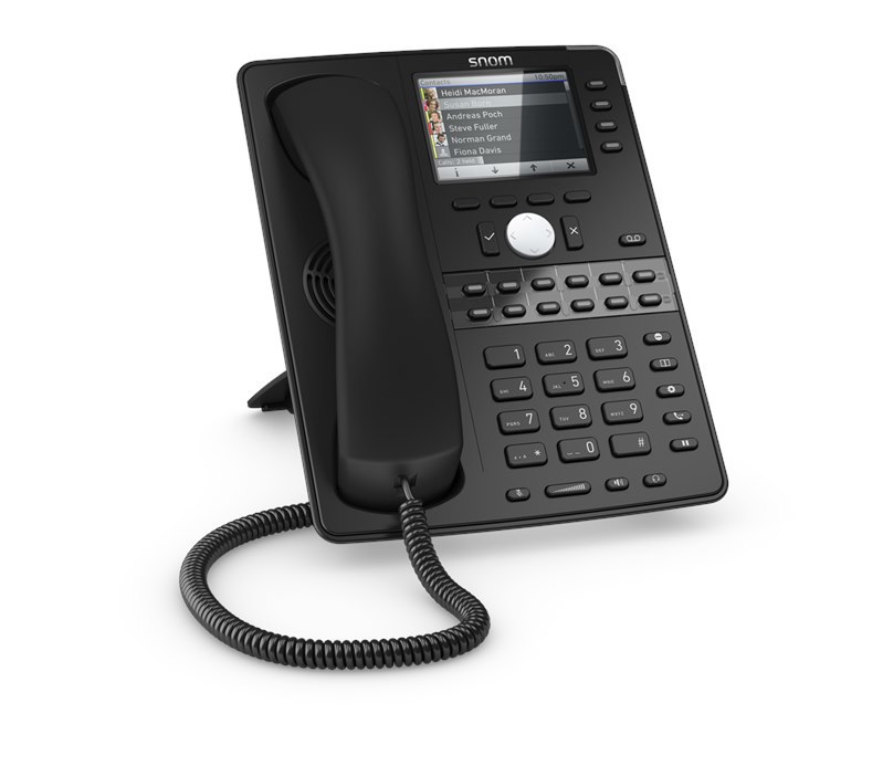 Snom Sonm 12 Line Professional Ip Phone, 4 Context-Sensitive Function Keys. Wideband Audio, Built-In Bluetooth Compatibility
