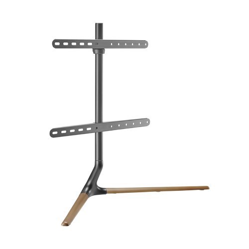 Brateck Modern Linear Tabletop TV Stand For 49'-70' TVs -- Matte Black & Walnut(LS)