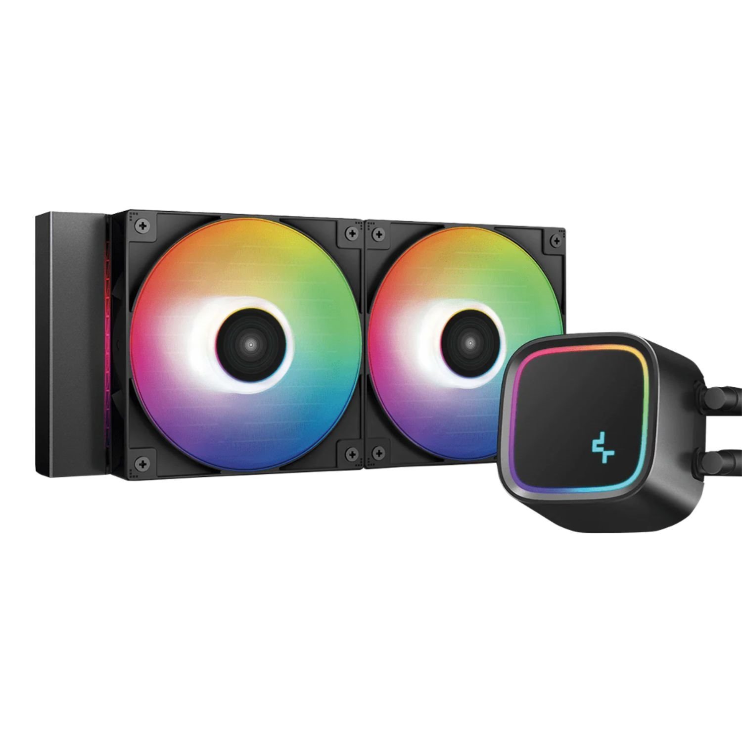 DeepCool Le500 240MM All-in-One Cpu Liquid Cooler, Led Lighting, PWN Fans.Hydro Bearing, Intel Lga1700/1200/1151/1150/1155 /Am5/Am4