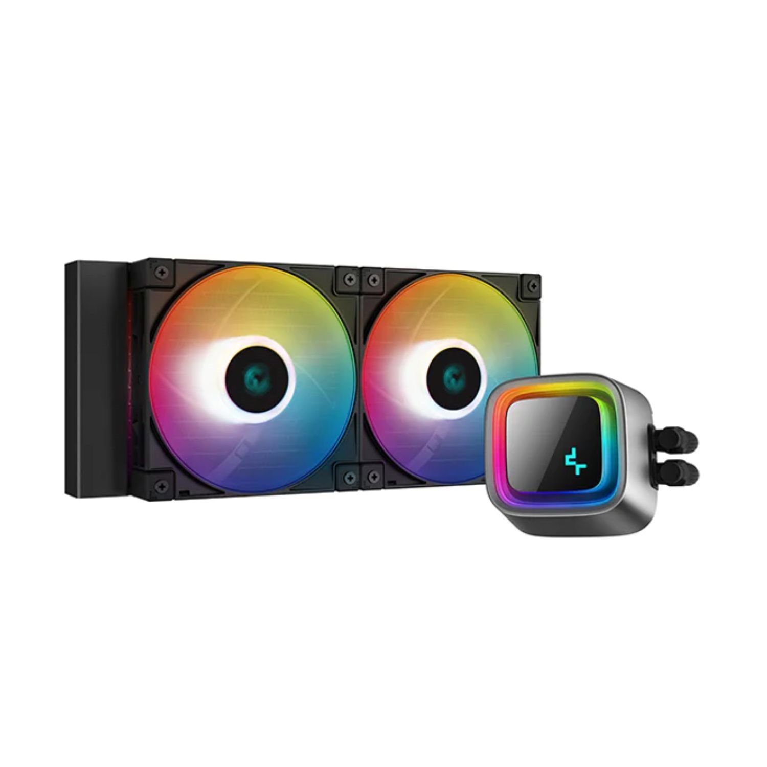DeepCool LS520 Premium Liquid Cpu Cooler, 240MM Radiator, 2xFC120 A-Rgb PWM Fans, Low Noise LGA2066/2011-v3/2011/1700/1200/1151 Amd sTRX4/sTR4/AM5/AM4