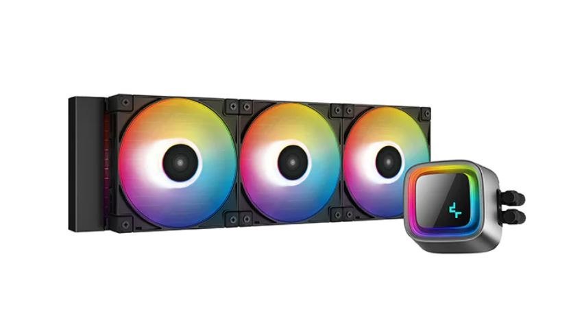 DeepCool LS720 Premium Liquid Cpu Cooler, 360MM Radiator, 3xFC120 A-Rgb PWM Fans, Low Noise LGA2066/2011-v3/2011/1700/1200/1151 Amd sTRX4/sTR4/AM5/AM4