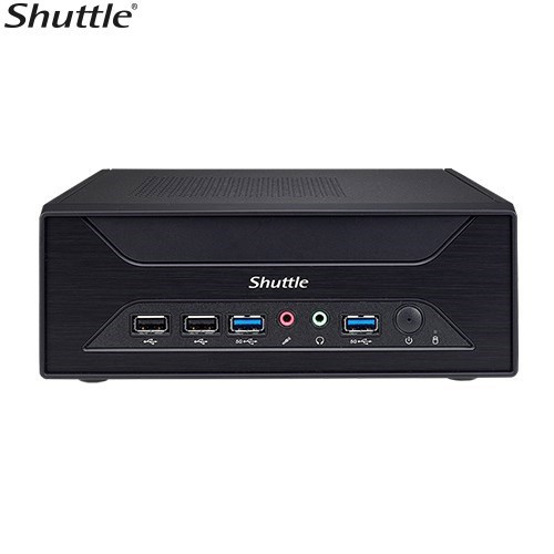Shuttle XH510G Slim Mini PC 5L Barebone - Intel 11/10TH Gen, PCIe X16, PCIe X1, Lan, Hdmi, DP, 2X DDR4, 2.5' HDD/SSD Bay, 2xM.2 2280, 180W