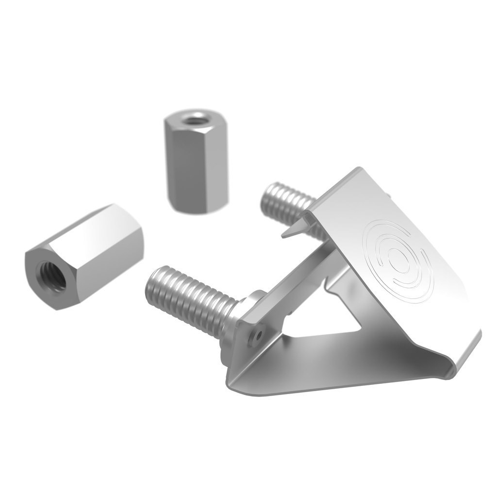 Patchbox /Dev/Mount 50-Pack, Simplify Device Mounting, Compatible With 19' Rails W/ Square Punched Holes.