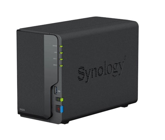 Synology 2-Bay Nas (No Disk) Realtek 4-Core, 2GB, GbE(2), Usb(3), TWR, 2YR