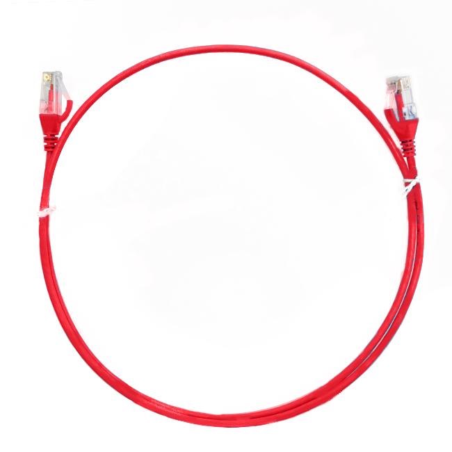 4Cabling 2m CAT6 Ultra Thin LSZH Ethernet Network Cable | Red