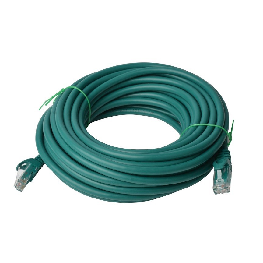 8Ware Cat6a Cable 50M - Green Color RJ45 Ethernet Network Lan Utp Patch Cord Snagless