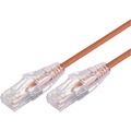 Comsol 1M 10GbE Ultra Thin Cat 6A Utp Snagless Patch Cable LSZH (Low Smoke Zero Halogen) - Orange
