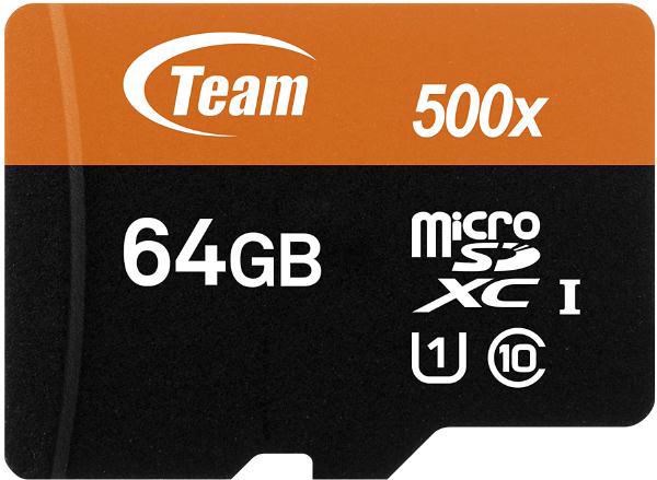 Team 64 GB UHS-I microSDXC