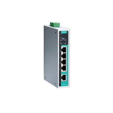 Moxa | Unmanaged Gigabit PoE Switch With 4 PoE Ports, 1 Gigabit Port, 0 To 60°C.