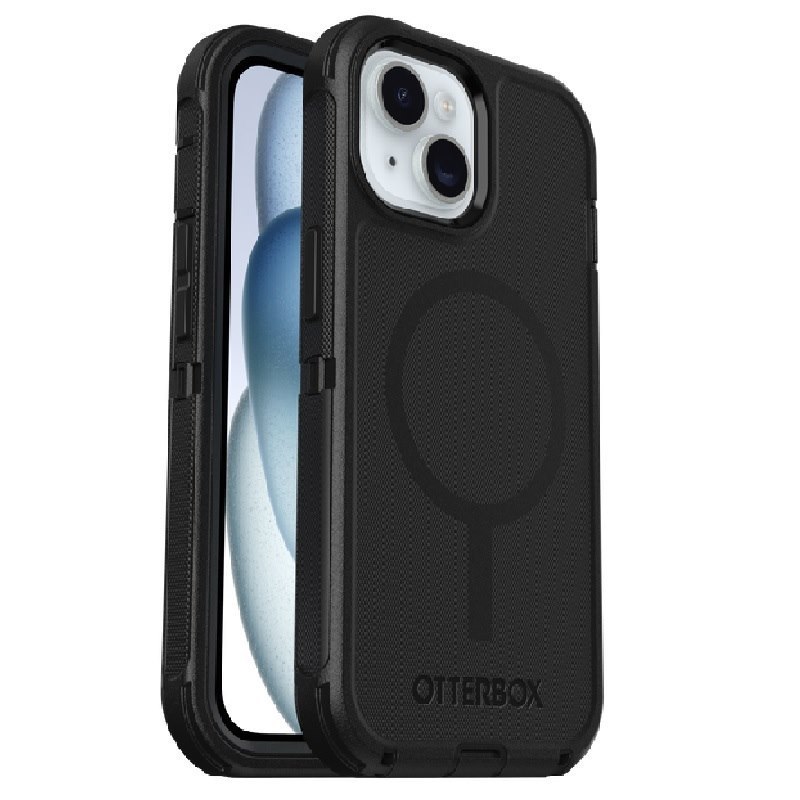 OtterBox Defender MagSafe Apple iPhone 16E /iPhone 15 /iPhone 14 /iPhone 13 (6.1') Case Black - No Retail Packaging, 7 Years Warranty