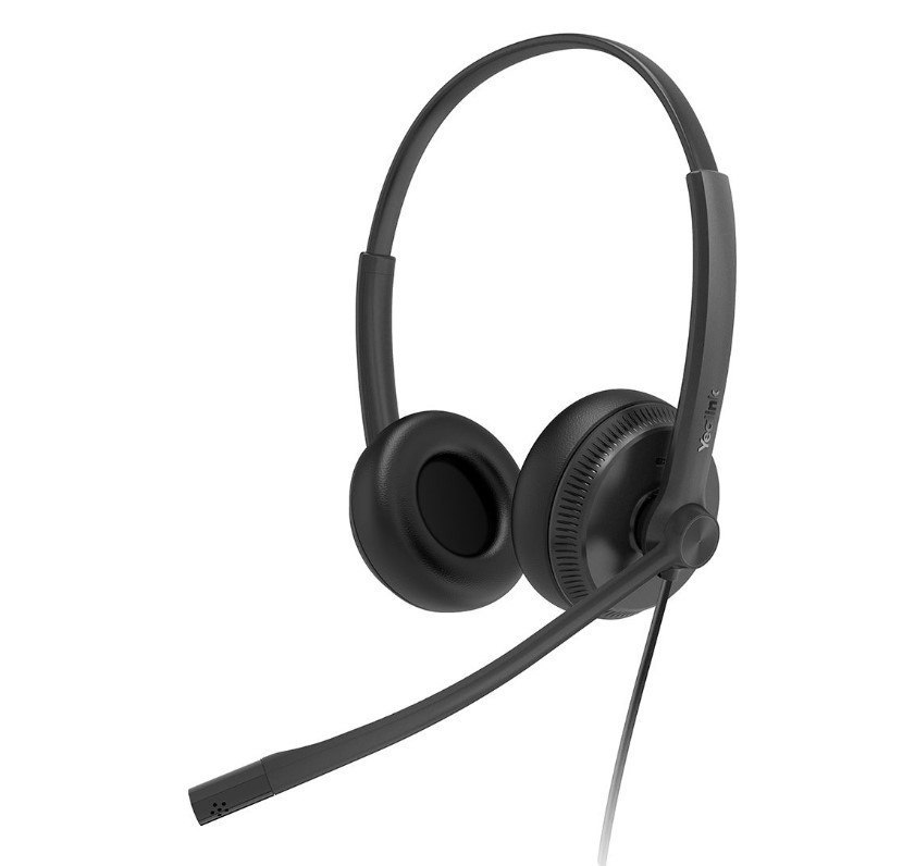 Yealink (Uh34 Se Dual Teams) Microsoft Certified Teams Usb Wired Headset, Dual, Usb-A, 3.5MM Jack, Noise-Cancelling Mic & Leather Ear Cushion