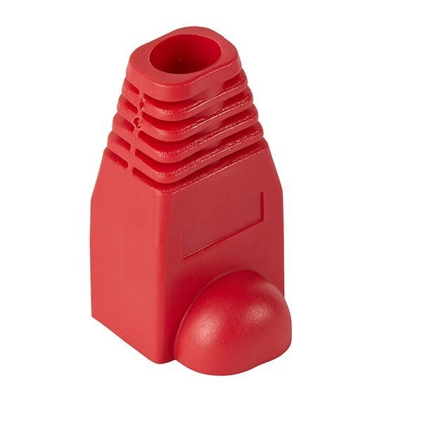 4Cabling RJ45 Cable Boots - 10 Pack-Red