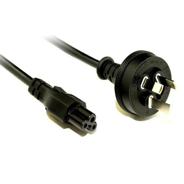4Cabling Iec C5 Clover Leaf Style Appliance Power Cable Black 1.5M