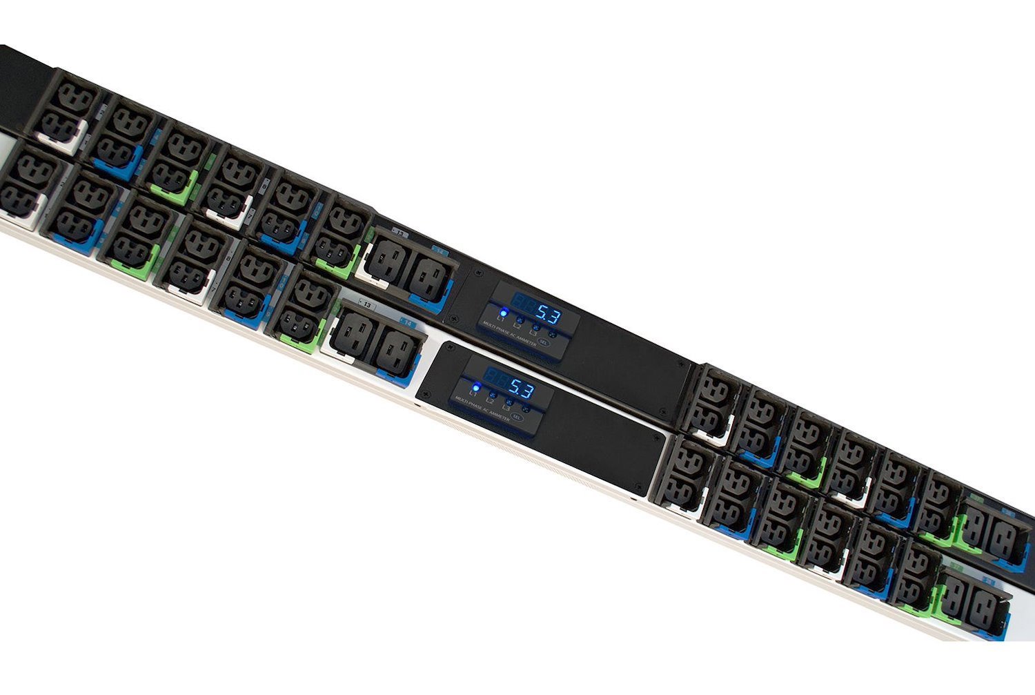 Chatsworth E1-2005-C Metered eConnect Pdu | Black | Vertical | C20 Inlet To Iec 60309 15A 1P+N+E Input