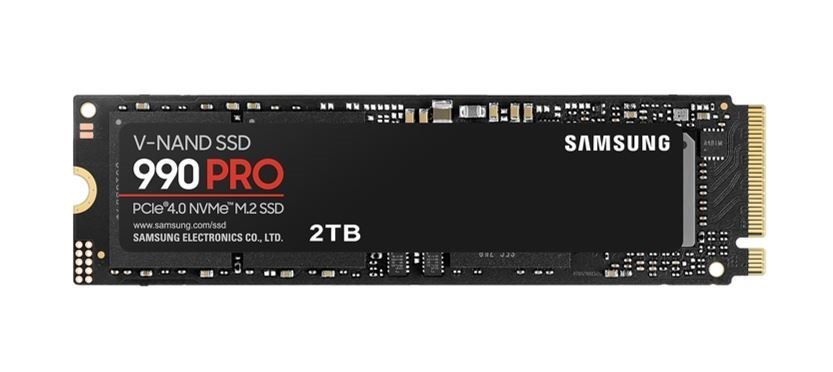 Samsung 990 Pro 2TB, 3-Bit MLC V-Nand, M.2 (2280), NVMe 2.0, R/W(Max) 7,450MB/s/6,900MB/s, 1,400K/1,550K Iops, 1200TBW, 5 Years Warranty