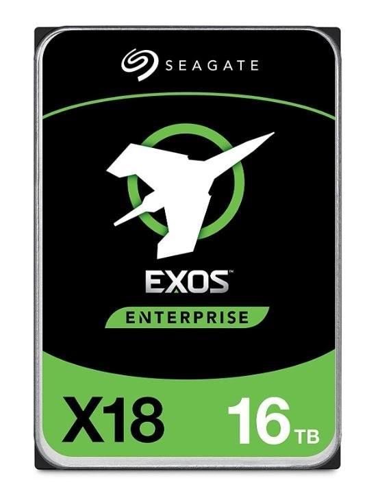 Seagate 16TB 3.5' Sata Exos X18 Enterprise 512E/4Kn, 6GB/S 7200RPM 24X7 Data Availability HDD. 5 Years Warranty