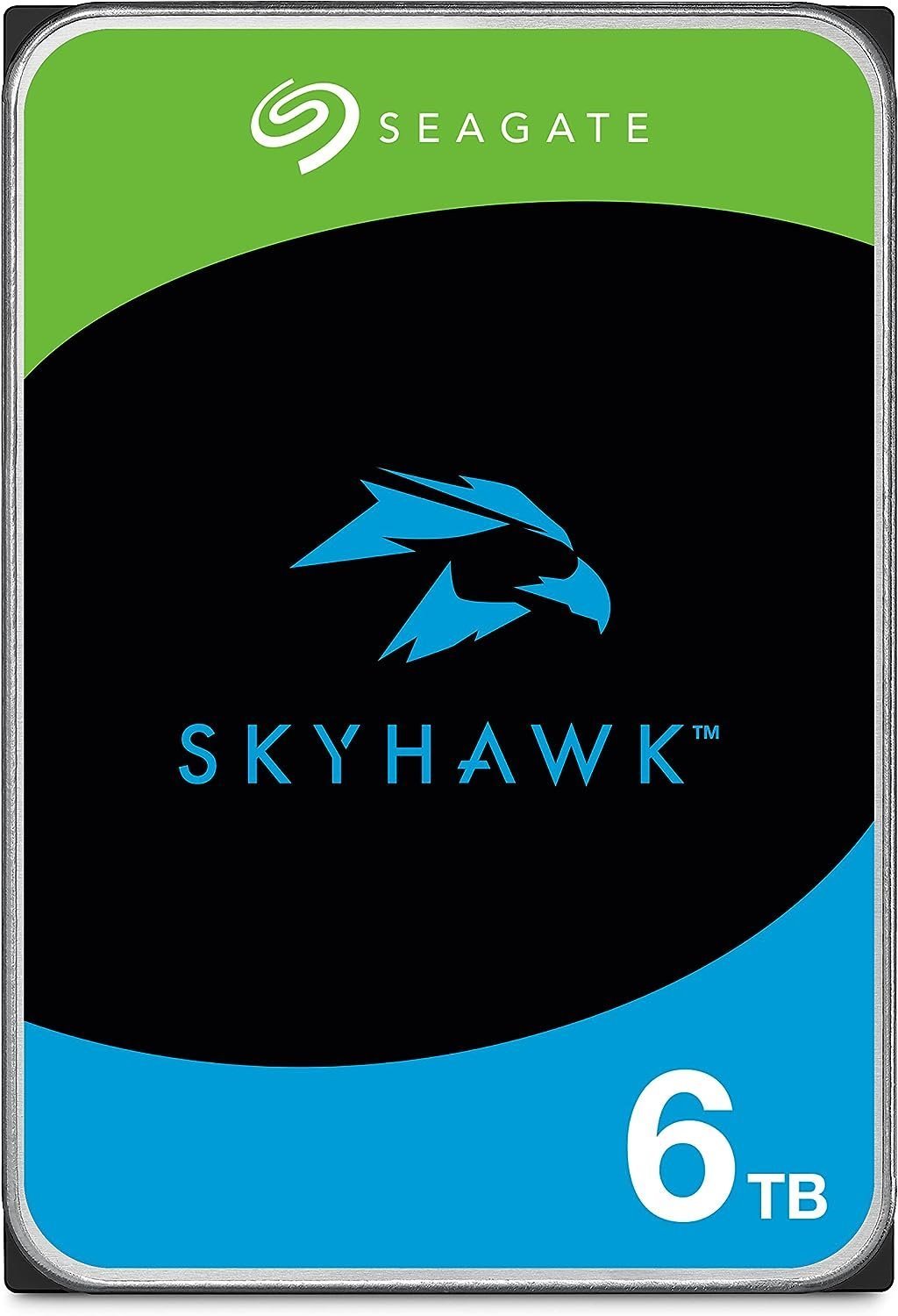 Seagate 6TB SkyHawk Surveillance 3.5' HDD Sata 6Gb/s, 5400 RPM, 256MB Cache, 3 Years Warranty