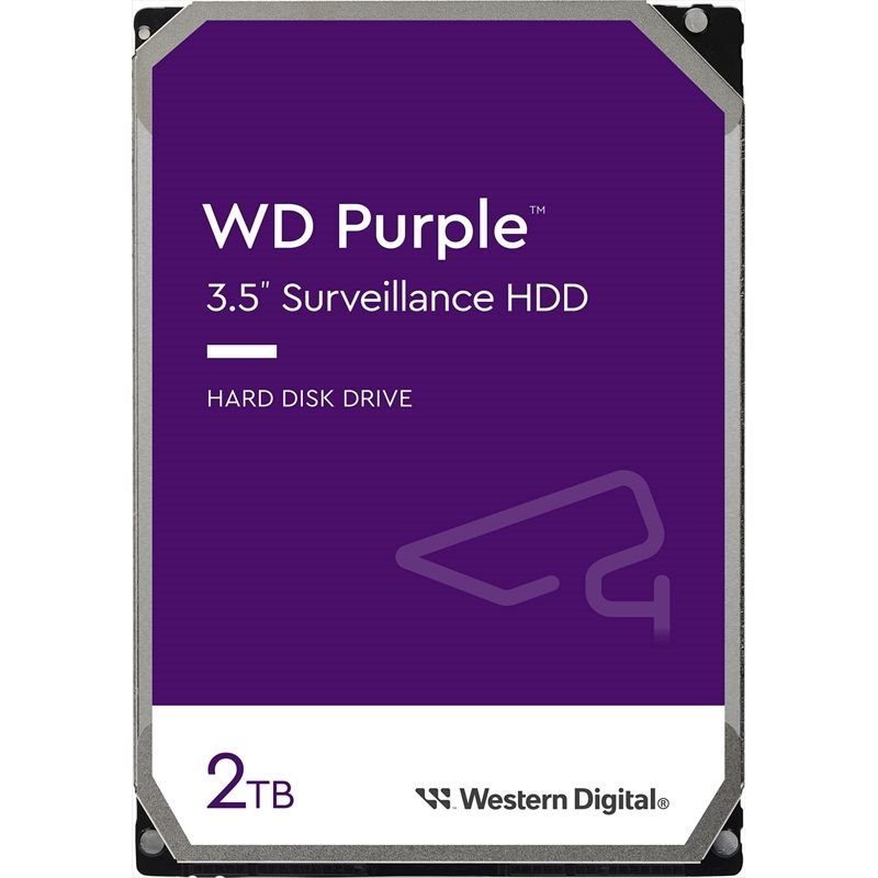 Western Digital WD 2TB Purple Surveillance Hard Drive Wd23purz -3 Years Limited Warranty