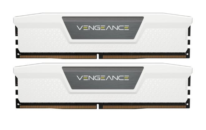 Corsair Vengeance 32GB (2x16GB) DDR5 Udimm 5600Mhz C40 1.25V White Desktop PC Gaming Memory