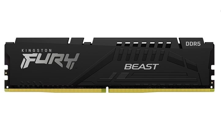 Kingston 16GB (1x16GB) DDR5 5600MT/s CL40 Fury Beast Black XMP Memory