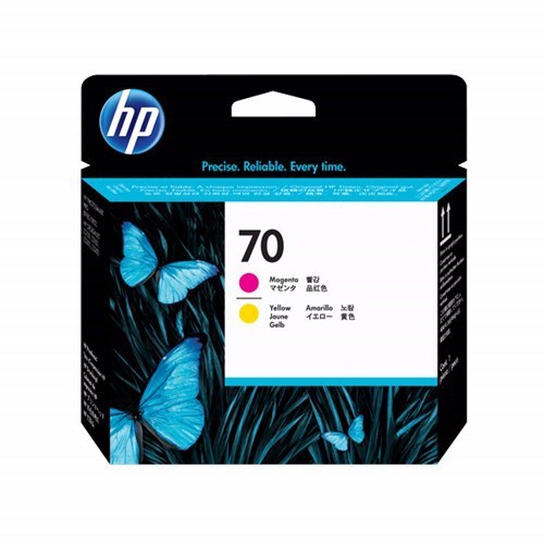 HP 70 Original Inkjet Printhead - Magenta, Yellow - 1 Each
