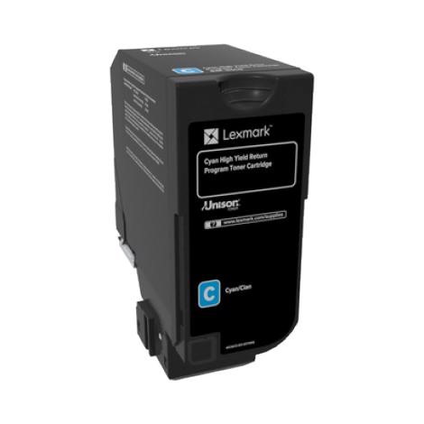 Lexmark Original High Yield Laser Toner Cartridge - Cyan Pack