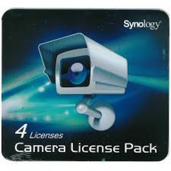 Synology Camera License (4 Surveillance Cameras)