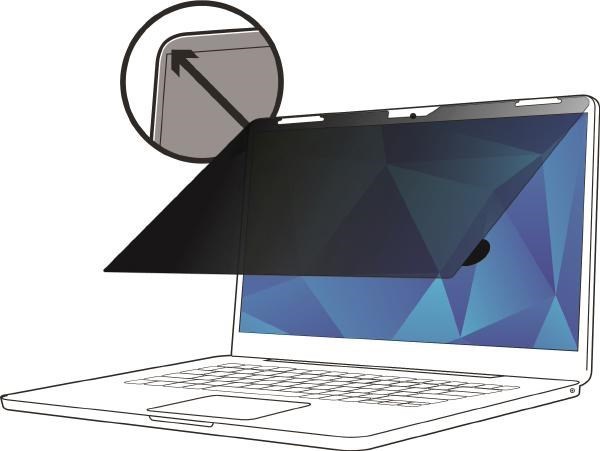 3M Touch Privacy Filter For 13.5" Full Screen Laptop With 3M Comply Flip Attach, 3:2