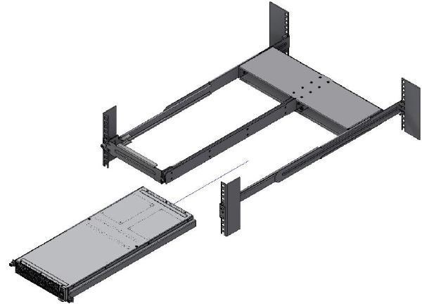 Nvidia Mellanox 19 Racks Fixed Mounting-Kit, For SN2100, SN2010 Systems, Dual Switch Side-By-Side, Short-Depth, Rack Size 600-800MM