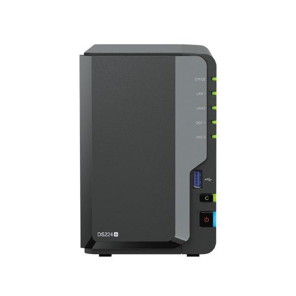 Synology DiskStation DS224+ 2-Bay 3.5" Diskless 2xGbE Nas (HMB),Intel Celeron J4125 4-Core 2.0GHz,USB3.2 X2 , 2 Year Warranty