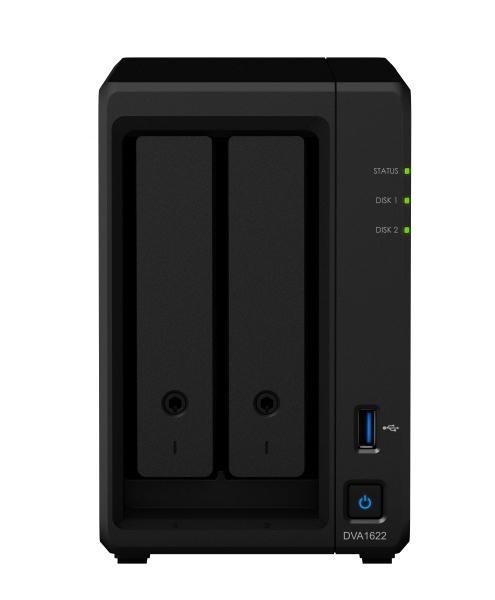 Synology Network Video Recorder Dva1622 , 2 Bay, Utpo 16 Cameras, 8 Licenses , 3 Year Warranty ( Extend Warranty With Ew201)