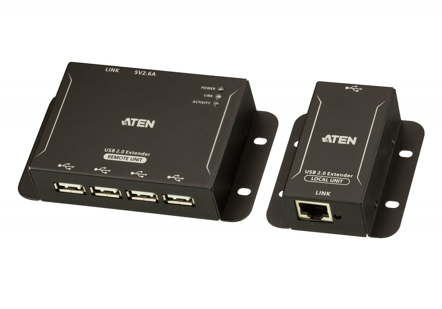 Aten 4-Port Usb 2.0 Cat 5 Extender (Up To 50M)