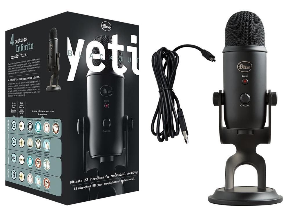 Logitech Yeti Premium Multi-Pattern Usb Microphone With Blue Vo!Ce 2-Year Limited Hardware Warranty