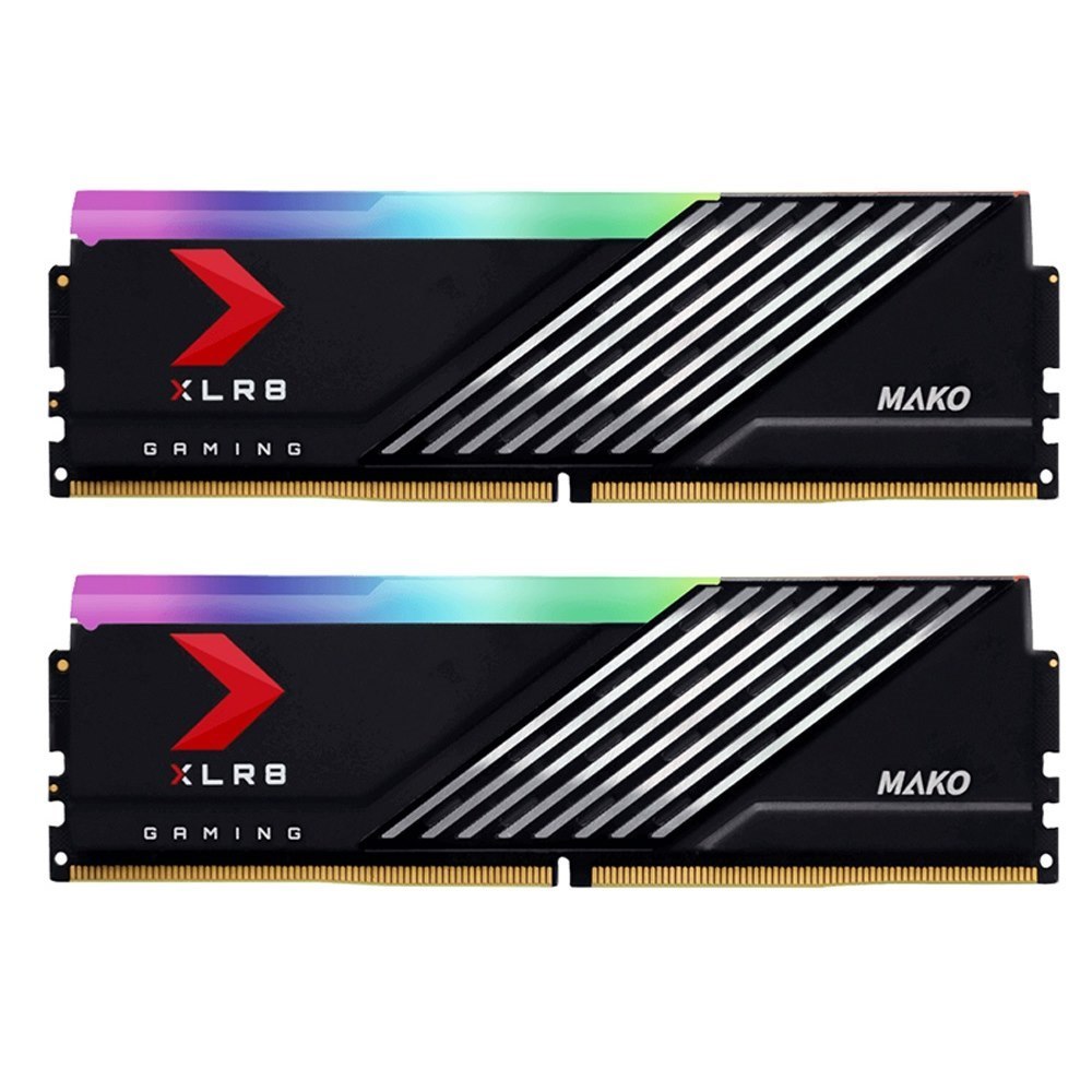 PNY XLR8 Gaming Mako Epic-X RGB™ DDR5 6400MHz (PC5-51200) 32GB(2x16GB)/ Voltage 1.4V MD32GK2D5640032MXRGB Hynix