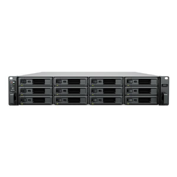 Synology 12-Bay Sa3610 Over 6,200/3,000 MB/s Seq, Built-In 10GbE -Add Up To 84 Extra Drive Bays -Back Up 1,000+ Endpoints, -5 Years Warranty