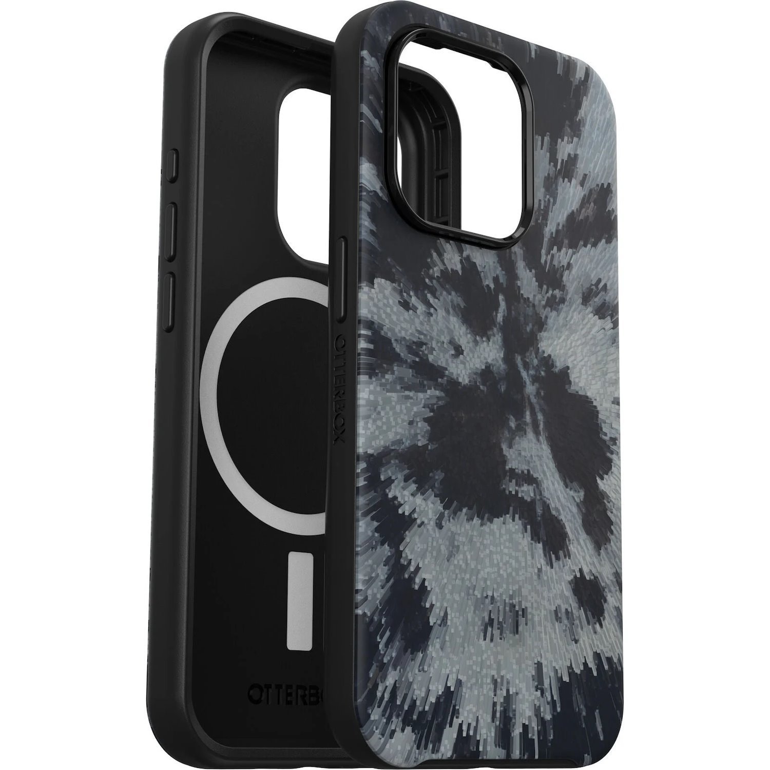 OtterBox Symmetry+ Case for Apple iPhone 15 Pro Smartphone - Black, Grey