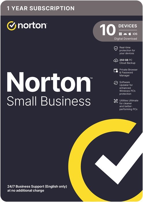 Norton Small Business 250GB Au 1 User 10 Devices 12Mo Generic RSP Drmkey Gum FTP (Digital Key Via Email)