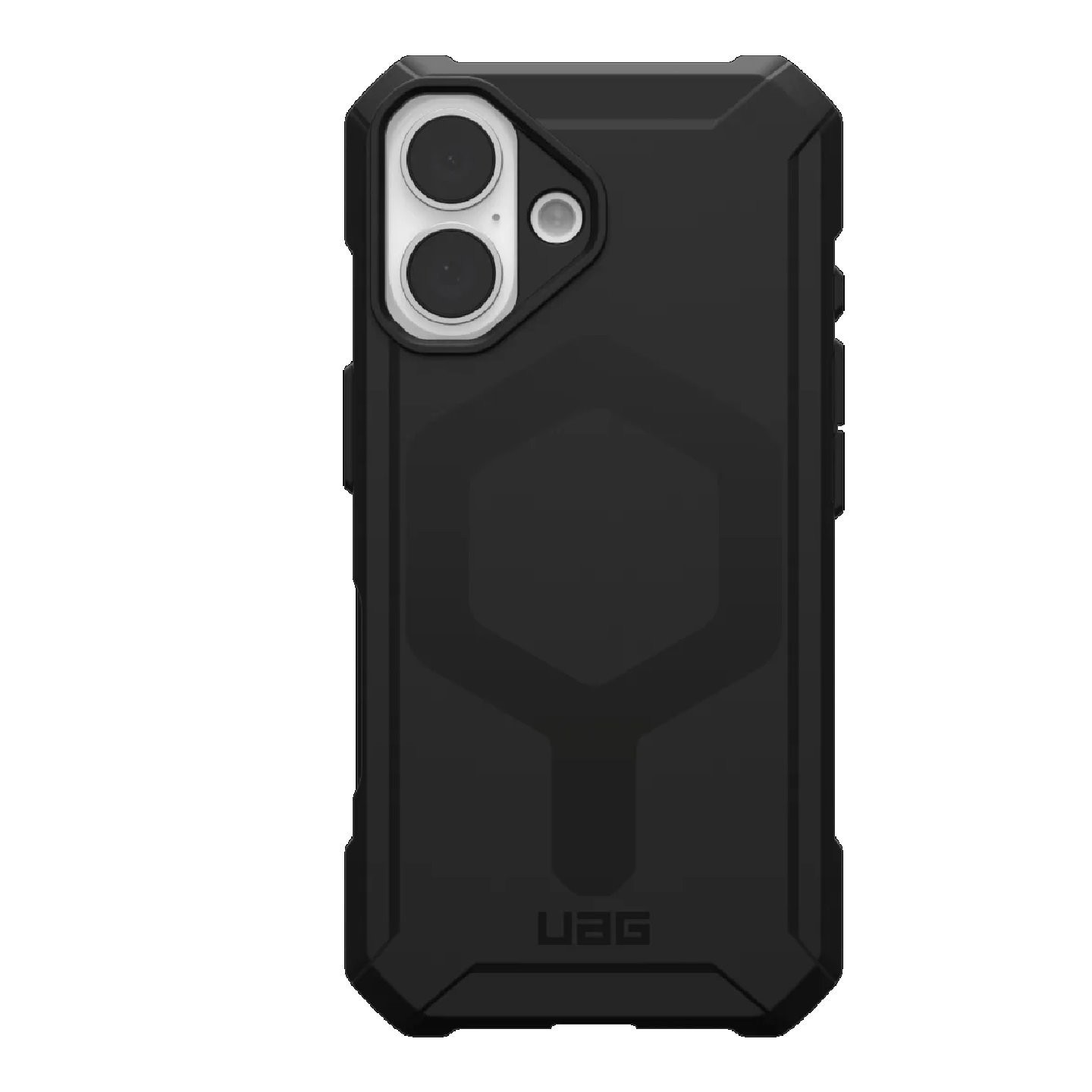 Uag Essential Armor MagSafe Apple iPhone 16 Plus (6.7') Case - Black (114447114040), 15FT. Drop Protection (4.6M),Raised Screen Surround, Slim