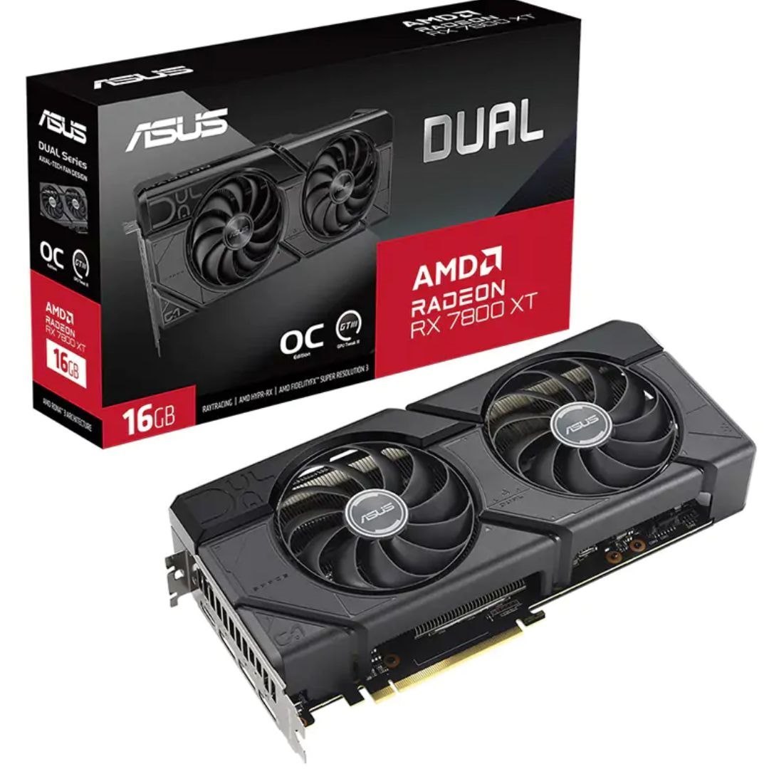 Asus AMD Radeon RX 7800 XT Graphic Card - 16 GB GDDR6