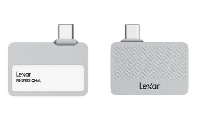 Lexar Professional Go Portable SSD With Hub, SL400, 1TB, Silver, Up To 1050MB/s Read, 1000MB/s Write Speeds